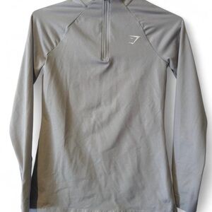 Gymshark Light Gray Long Sleeve Top